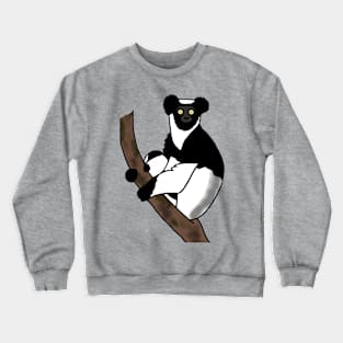 Indri Lemur Crewneck Sweatshirt